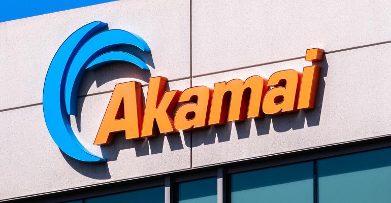Akamai logo on a building
